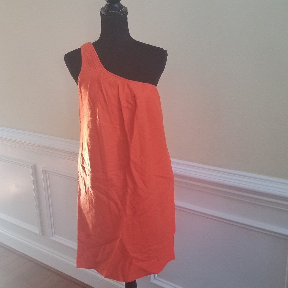 J. Crew One-Shoulder Dress